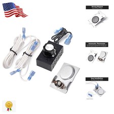 Interruttore Soffiatore Camino Automatico - Termostato Magnetico con Regolatore di Velocità