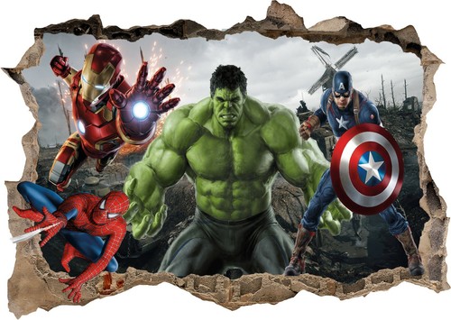 Adesivo marvel avengers super - adesivo,