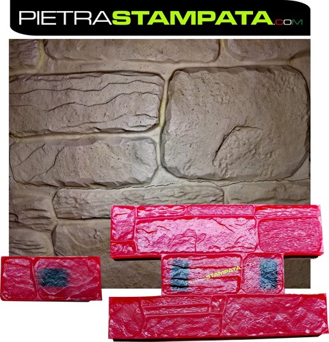 Stampo per intonaco stampato - per,