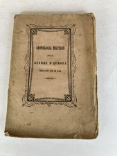 CRONOLOGIA MILITARE DELLA