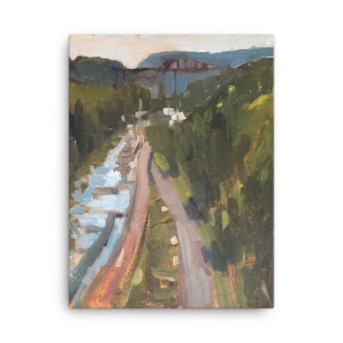 Kingston from the bridge - the,