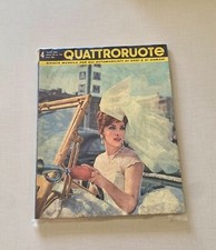 QUATTRORUOTE APRILE 1962 N.76, ALFA,AUTOBIANCHI BIANCHINA, VINTAGE, DA MAGAZZINO