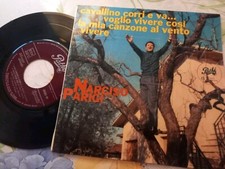 NARCISO PARIGI CAVALLINO CORRI E VAI VOGLIO VIVERE COSI E  ITALY  45  MINT/EX++