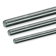 BARRA FILETTATA ZINCATA FILETTO PASSO MA METRI 1 M14  BARRE FILETTATE