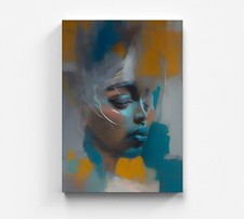 Quadro su tela a maglia donna