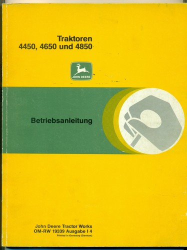 John deere manuale uso - john, e