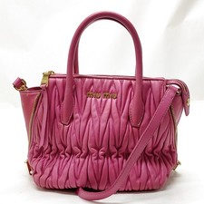 Borsa a mano Miu Miu in pelle