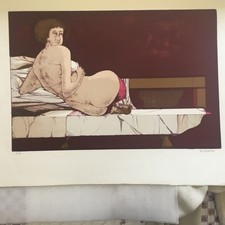 Karl Plattner  Litografia NUDO