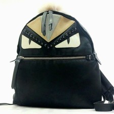 Zaino fendi monster pelle - monster,