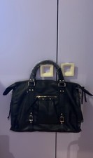 Borsa ecopelle nera con - ecopelle,