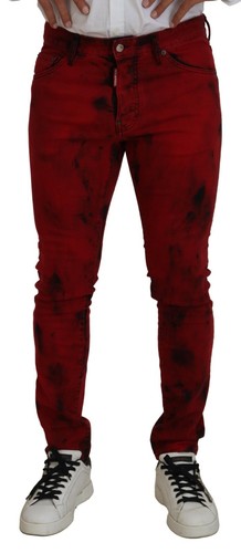 Jeans dsquared2 rosso cotone - dsquared2,
