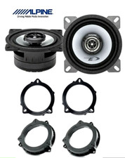ALPINE SXE-1025S KIT 2 CASSE  PER BMW 10cm CON ADATTATORI FOCAL ANT/POST AUTO