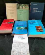 DIRITTO INTERNAZIONALE AMMINISTRATIVO lotto 7 LIBRI TESTI UNIVERSITARI Rarità