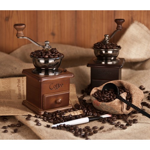 Macina caffè manuale grani - macina,