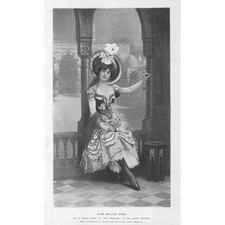 Stampa antica Miss Maidie Hope