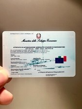 STAMPIAMO  ATTESTATO DI