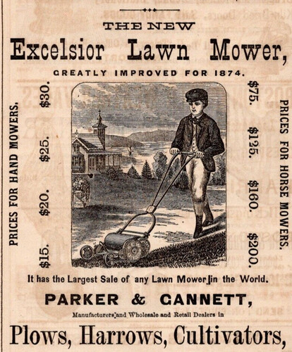 1875 excelsior tosaerba - 1875,