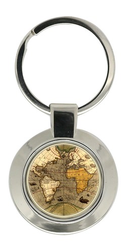 Antico mappamondo portachiavi - antico,