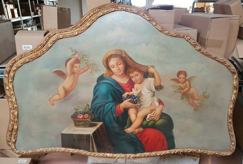 Quadro dipinto olio legno - quadro,