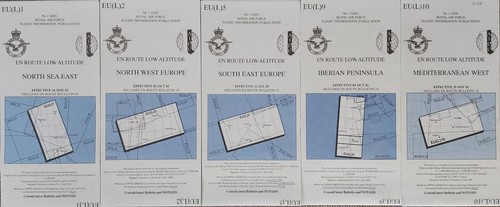 Raf enroute low - alt, charts