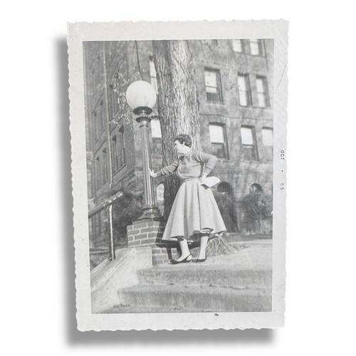 1955 foto vintage - bianco, e