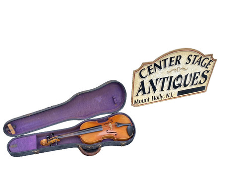 66030 vintage violin with - ,