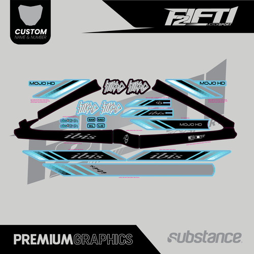 Kit grafica decalcomania ibis - grafica,