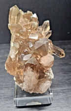 Quarzo fumé cristalli lucenti – Monte Bianco, Valle d’Aosta, Italia 