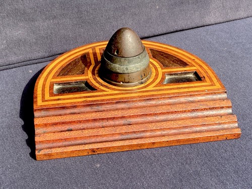 Calamaio con base legno - con,