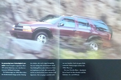 Blazer chevrolet 199 brochure - blazer,