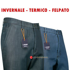 Jeans uomo felpato pantalone