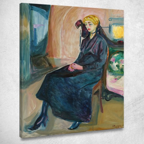 Giovane donna seduta - seduta,