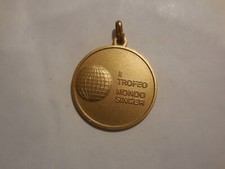 medaglia trofeo macchina da cucire cantante 1964