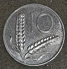 10 Lire 1980 Spighe Aratro