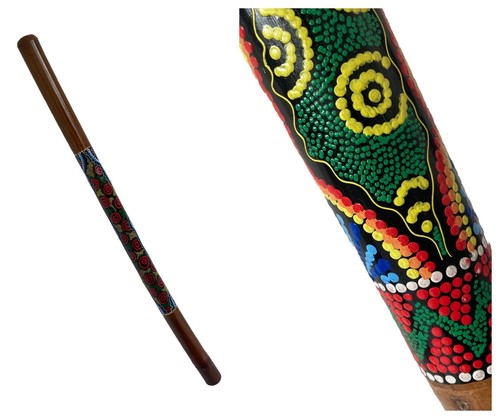 Didgeridoo dipinto bambù - bambù,