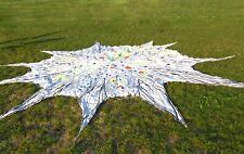 Copertura gazebo per dance floor, Tendoni festival, decorazioni psichedeliche