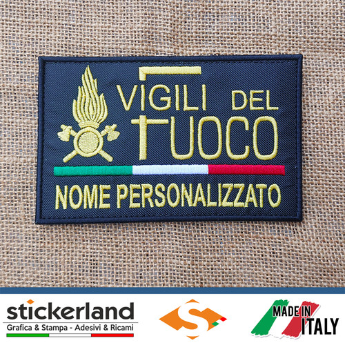 Toppa patch ricamata vigili - patch,