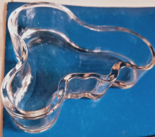 Alvar Aalto Iittala 10x8 cm Iconic Clear Glass Bowl
