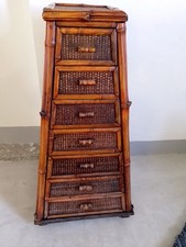 Cassettiera Vintage Settimino In Bambù