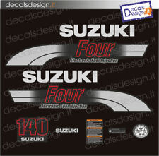 Adesivi motore marino fuoribordo Suzuki 140 cv four stroke 2008 stickers