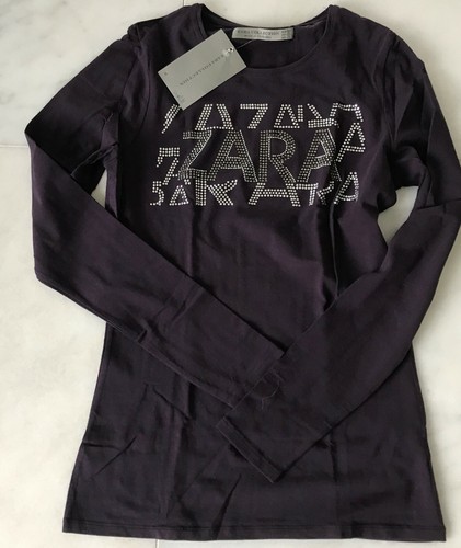Shirt zara m melanzana - t-shirt, zara,