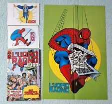 L’Uomo Ragno Corno numero 100 con adesivi staccati e poster