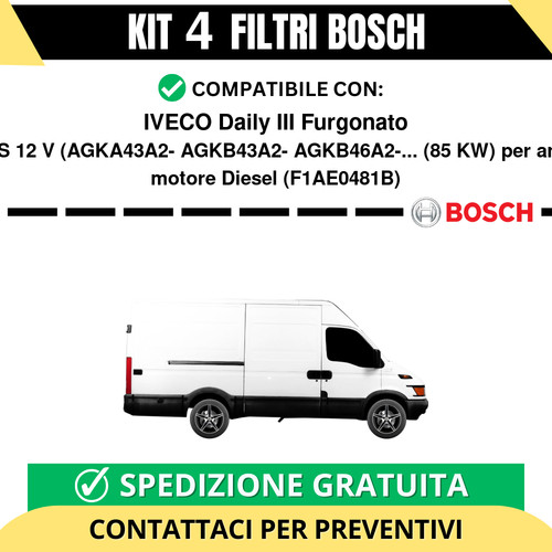 Kit bosch filtri - kit,