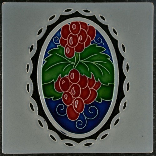 Antica piastrella art nouveau - piastrella,
