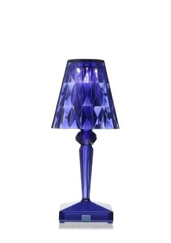 Lampada tavolo battery blu - lampada,