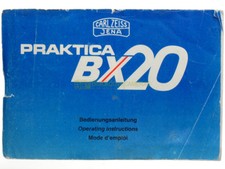 Carl Zeiss Jena Praktika BX20 Operating Instructions. English, Deutsch, Francais