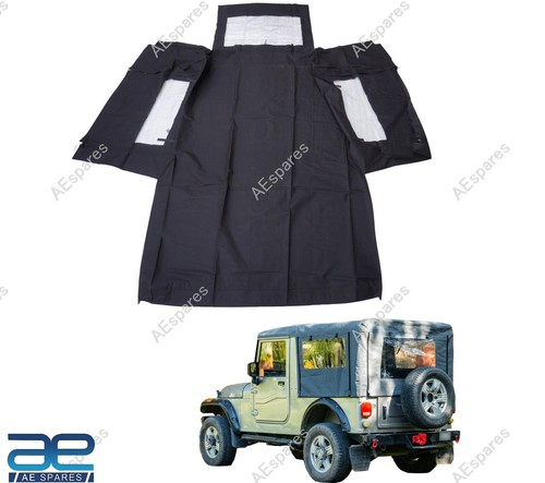 Denim morbido cucito nero