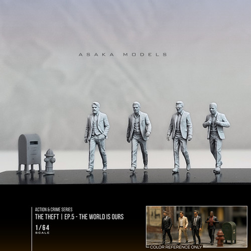 Asaka models figure - asaka, 1/64