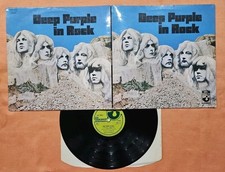 LP Gatefold DEEP PURPLE - IN ROCK Stampa Inglese 1972 cover laminata