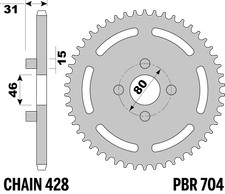 CORONA ACCIAIO 62 DENTI PER